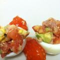 Huevos rellenos, version light