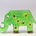 HIPOPÓTAMO Y ELEFANTE - DIY CON LÁPICES PASTEL