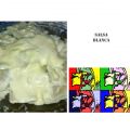 Fideos verdes con pollo y huevo