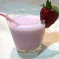 Batido de fresas.
