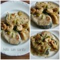 SALMÓN EN SALSA DE GAMBAS
