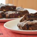Brownie de chocolate y  frambuesa