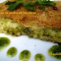 Merluza al horno en costra de mostaza