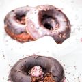 Donuts de calabaza y crema de fresas????????