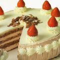TARTA DE FRESA Y CHOCOLATE