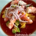 Bloody Mary 0,0 con langostinos, aguacate y[...]
