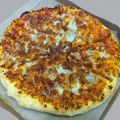 Receta de pizza cuatro quesos