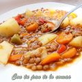 LENTEJAS CON VERDURAS (Lentejas viudas)
