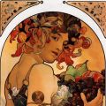 LA FRUTA Y ALFONS MUCHA