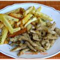 TIRAS DE POLLO AL VINO BLANCO