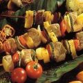 Brochetas vegetales