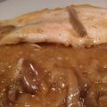 PANGA EN SALSA DE SETAS