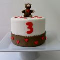 Tarta Osita 3er Aniversario