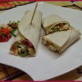 Fajitas rellenas de ensalada