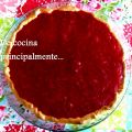 Tarta express de fresas. Feliz lunes!