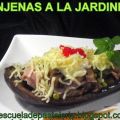 BERENGENAS A LA JARDINERA