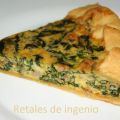 Quiche de espinacas con bacon y queso