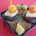 Tapita de lentejas y Morcilla de Burgos RIOS