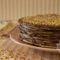 TARTA DE OBLEAS CON NUTELLA