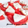 Ensalada de jitomate y panela