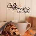Helado de café y chocolate