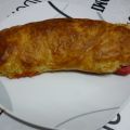 Rollo de Hojaldre de Salami y queso