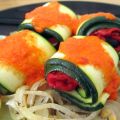 Rollitos de calabacín con patatas (dieta)