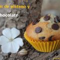 Muffins de plátano sin huevo
