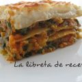 Lasaña verduras