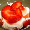 Copa de mascarpone y fresas