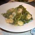 REVUELTO DE GRELOS Y GAMBAS