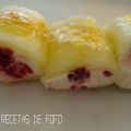 Canelones de melon y mascarpone
