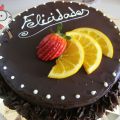 TARTA DE CHOCOLATE A LA NARANJA