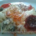 Pizza con lo que hay en la nevera