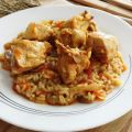 Pollo con arroz y verduras