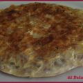 Tortilla de habas y cebolletas
