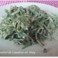 Tagliatelle en Salsa de Espinacas