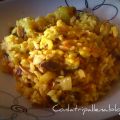 Arroz al curry con calabacin y setas