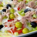 ENSALADA DE PATATA, HUEVO Y ATÚN