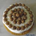 Cake de chocolate y cookies con crema de[...]