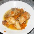 Pollo estofado con zanahoria