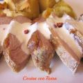 SOLOMILLO DE CERDO CON NATA Y MANZANAS