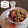 Pollo con manzana