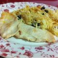 Filetes de pollo con arroz basmati al curry con[...]