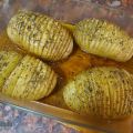 Patatas hasselback