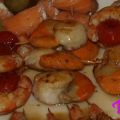 BROCHETA DE LANGOSTINO Y ZAMBURIÑA