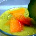 Batido verde con calabacín y papaya