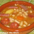 JUDIAS BLANCAS CON CHORIZO