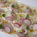 Tiradito de Lenguado Parmesano