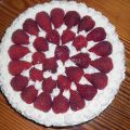 TARTA DE NATA CON FRESAS (fácil)
